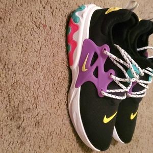 Nike React Presto Black/Yellow, Size 10.5, Men